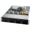 Supermicro CSE-LA25TQC-R609LP počítačová skříň Černá 600 W