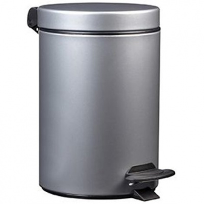 Pedálový odpadkový kôš Rossignol Cyjeu 90024, 3 L, šedý, RAL 9006 ROS90024