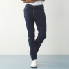 Rovné džínsy s 5 vreckami zo strečového denimu, ak meriate menej ako 170 cm, vnútorná dĺžka nohavíc 72 cm tmavomodrá 048 Blancheporte