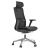 MERCURY Ergonomická stolička WISDOM čierna/čierny plast
