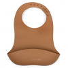 Silikónový podbradník New Baby Trendy hnedý 28cm