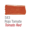 ACRILEX Farby na textil /matné 37ml Odtieň: 583 - Tomato red - Rajčinovo červená