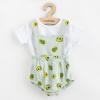 Mušelínový dojčenský set Kraťasy a Tričko New Baby Avocado zelená 74 (6-9m)