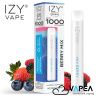 IZY VAPE ONE+ Berry Mix 0 mg 1000 poťahov jednorazová elektronická cigareta