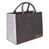 DEMA Plstená taška 42x22x34 cm Shopper XL antracit/sivá