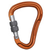 karabína SINGING ROCK Bora Screw orange/grey