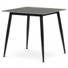 Autronic Stůl jídelní, 80x80x76 cm, keramika, kov, šedá, černá HT-398M GREY