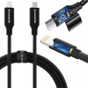 Kábel Blashorn USB typ C - Apple Lightning 1,8 m čierny