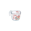 Sklenená odmerka s nálevkou PYREX 250ml