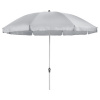 Slnečník so stredovou tyčou naklápací balkónový a plážový Doppler ACTIVE 200 cm sivý
