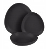 BERLINGERHAUS Jedálenská sada tanierov Matte Black Collection 18 ks