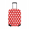 Obal na kufor CASEMATES Polkadot M - červený