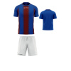 Pánsky futbalový set Givova Stripe, modrá/ bordová Veľkosť: XL