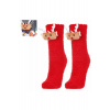 Vianočné dámske ponožky Moraj CSLS 250-031 ABS červená uni