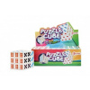 Kocka hlavolam 3x3x3 plast vo fólii 6x6x6cm 6ks v boxe