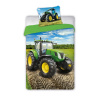 Detské obliečky Traktor zelený 140x200 + 70x90 cm FARO