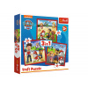 TREFL PUZZLE Puzzle - 3 v 1 (20, 36, 50) - Šťastné psy - Tlapková patrola - Trefl 34867
