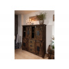 Bighome - Komoda Mango 150x45x160 braun lackiert IRON