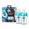 Tommee Tippee Antikoliková fľaša 260 ml 2ks Transparentná