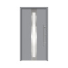 Hliníkovo-oceľové vchodové dvere bezpečnostné Anthene RC2 100 x 210 cm P sivé