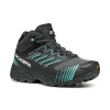 SCARPA Dámske trekové topánky RIBELLE CROSS GTX WMN grey/aqua sky - čierne Veľkosť EU: 37