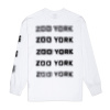 ZOO YORK tričko - Visual Longsleeve White (WHITE) veľkosť: M