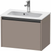 DURAVIT Ketho 2 závesná skrinka pod umývadlo Compact, 1 zásuvka, 610 x 390 x 440 mm, bazalt matný, K25055043430000