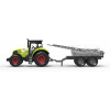 Auto Rappa traktor plastový so zvukom a svetlom s vlečkou na postrek (8590687216181)