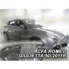 Plexi, ofuky Alfa Romeo Giulietta 5D 2010=> (+zadní)