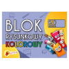 Farebný výkresový blok A4