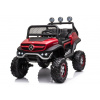 mamido Detské elektrické autíčko Mercedes-Benz Unimog S 4x4 lakované červené