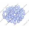 Sklenená korálka praskačka 8mm - 10 kusov - svetlá modrá