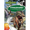 Maľovanky JM A4 so samolepkami Dinosaury