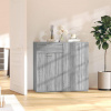 vidaXL Komoda sivá sonoma 80x36x75 cm spracované drevo
