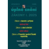 Aktualizace I/3 2025 O daních z příjmů, daňový řád - autor neuvedený