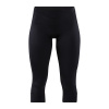 Dámske 3/4 cyklistické nohavice CRAFT Essence Kni black L