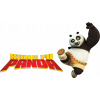 CUKROVÁ TLAČ jedlý obrázok na tortu Cukrová hmota Rozprávka Kung Fu Panda Názov Logo