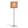 Podlahový stojan, A3, DURABLE INFO STAND BASIC, antracitovo sivá