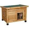 Drevená búda pre mačky KERBL RUSTICA 57 x 45 x 43 cm (Drevená búda pre mačky KERBL RUSTICA 57 x 45 x 43 cm)