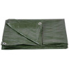 Plachta Tarpaulin Light 4x5 m, 65 g/m, zakrývacia, zelená, s okami