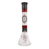 Bong Simax Amsterdam Heavy Beaker Geometry Black 41 cm Barva: Číra, Specifikace: červená