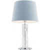 Argon Nancy stolová lampa 1x15 W priehľadná-chrómová-modrá 3844