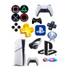 Výtlač cukrová hmota HRY KONZOLA PLAYSTATION PLAYSTATION 5