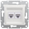 Schneider Electric Datová zásuvka RJ45 Asfora Signální bílá (RAL 9003) EPH4870121D 1 ks