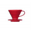 Hario keramický dripper na kávu V60-01 červený