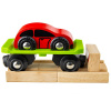 Bigjigs Rail Vagón s autom + 2 koľaje Bigjigs Rail