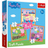 Peppa Pig: Vynaliezavá Peppa 3v1 puzzle - Trefl