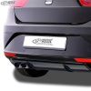 RDX Racedesign zadní spoiler na nárazník difusor (ABS plast lesklý černý) Seat Leon 1P Facelift (NE pro FR/Cupra) -- rok výroby 2009-12