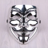 Anonymous Hacker V Strieborná vianočná maska (Anonymous Hacker V Strieborná vianočná maska)