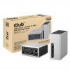Club3D Dokovací stanice USB-A 8v1, 1xHDMI, 1xDVI, 4xUSB, 1xRJ45, 1x3.5mm, šedá CSV-3104D